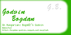 godvin bogdan business card